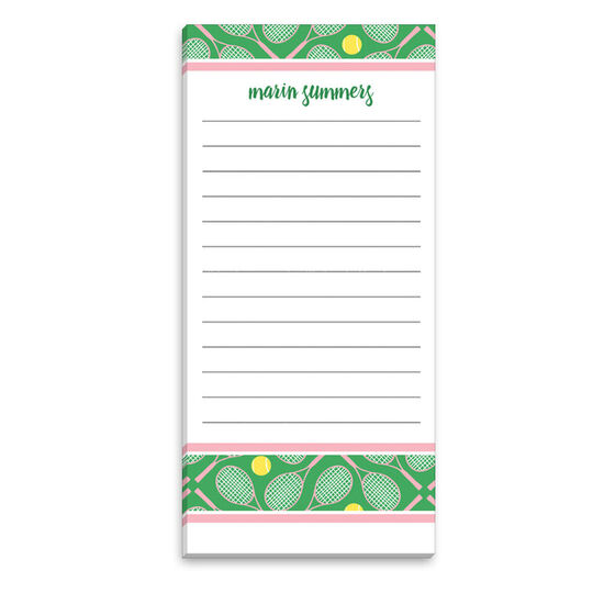 Tennis List Notepad